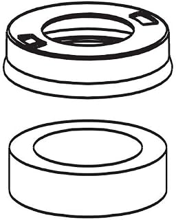 Moen 100151SL Colonnade and Salora Single Mount Escutcheon and Gasket Kit, Stainless Steel