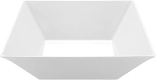 G.E.T. ML-250-W 20.4 qt. Square Bowl, White