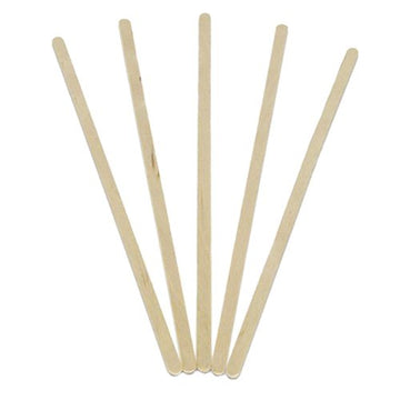 7.5" Wood Coffee Beverage Stirrers by Royal – 7 1/2", Wood, Brown, Model R825