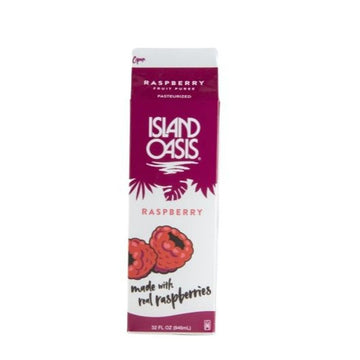 Red Raspberry Frozen Beverage Mix by ISLAND OASIS – 32 Fl Oz (Pack of 12), Pack of 12