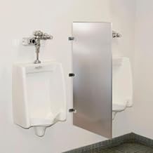Global Industrial Bathroom Stainless Steel Urinal Screen 24 x 42-1 Each