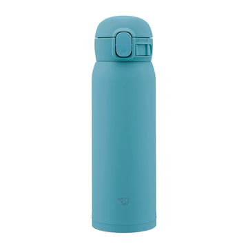 Stainless Steel Mug by Zojirushi – 16 Ounces, Stainless Steel, aqua green, Model SM-WS48-GM