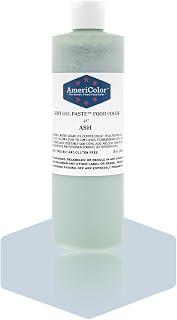 AmeriColor Ash, 13.5 Ounce Bottle, Soft Gel Paste Food Color