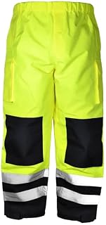 OccuNomix Black Bottom Ripstop Rain Pant, Yellow, Small, SP-RSPBK-YS