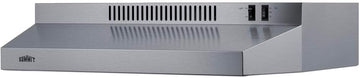 Summit H24RSSADA 24" ADA Compliant, Under Cabinet Convertible Range Hood, Stainless Steel Finish, Two-Speed Fan, Charcoal/Aluminum Mesh Filter, Rocket Switch, TAA Compliant (24 Inch)