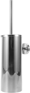 Stainless Steel Toilet Bowl Brush and Holder Set with Wall Mount Kit, Splash Protection and Easy Assembly, Long Handle Design for Rv and Home Bathroom Cleaning