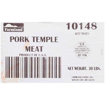 Pork Temple Meat by Farmland – 30 pound