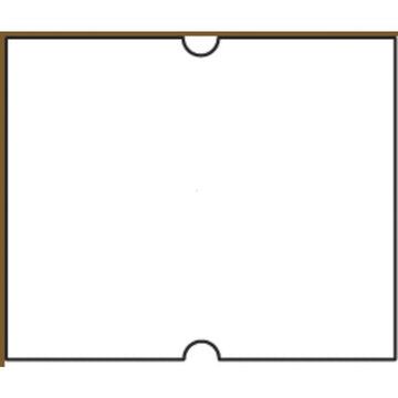Productive Labels Plain White 2-Line by HUBERT – Paper, White, Pack of 24, Model PLT2HHW