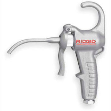 No.4 Hand Operated Oiler Pump Gun by RIDGID – Small, Steel, Silver, Model 72332