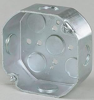 Hubbell Raco 8125 4" Octagon Box With 4 Side & 5 Bottom Knockouts