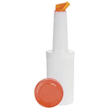 Foodservice Stor 'N Pour Orange 1 qt (1 Each) by Carlisle – 1.0 quarts, Polyethylene, Orange, Model PS601N24