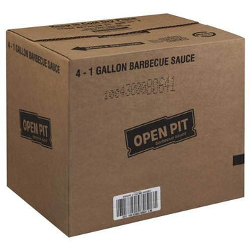 Hickory Barbecue Sauce Jug by Open Pit – 1 gallon, Pack of 4