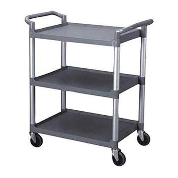 Bus Cart 3 Tier Gray (1 Each) by Thunder Group – Metal, Gray, Model PLBC3316G