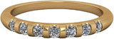 Phoenixjewel 3.25 Ct Round Cut Channel Set Diamond Engagement Wedding Ring Bar Set Women Ring 14K Yellow Gold Plated Stackable Band 925 Silver Handmade Customized Anniversary Ring Gift For Her