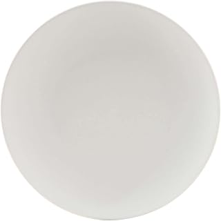 Tuxton Zion Matte White Solid Color Coupe 11-3/4-Inch Plate, Case of 12, White; Scratch Resistant; Chip Resistant; Lead & Cadmium Free; Dishwasher, Microwave, Oven Safe
