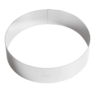 Ring Cakes up to 24 " by PADERNO – Diametro 24 cm, 24 inches, Stainless Steel, Gray, Model 47534-24