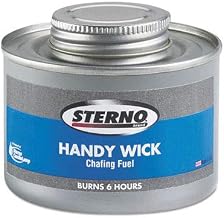 Sterno Chafing Fuel Can with Stem Wick, Methanol,1.89g, Six-Hour Burn - 24 Chafing Fuels cans per case.