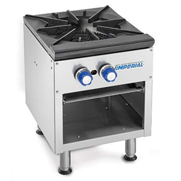 ISPA-18 Gas Stock Pot Range w/Three Ring Burner by Imperial – Stainless Steel, Model ISPA-18a