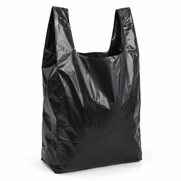 Choice Plastic T-Shirt Bag, XL, Black, 200/Case