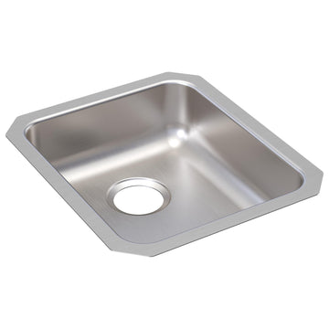 Zurn Elkay Stainless Steel Undermount Sink, 18 1/2" Wide, Silver - 16"