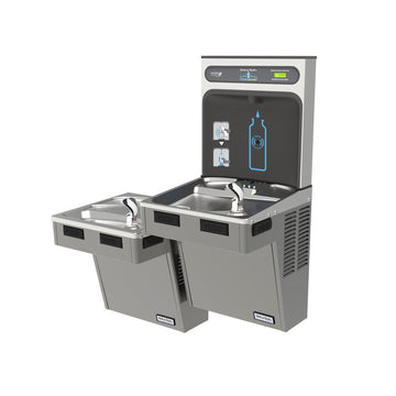 Halsey Taylor HTHB Filling Station, 18 5/8" x 36 1/4", 115V - Gray