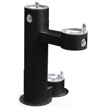 Zurn Elkay Stainless Steel Pet Station, 26" x 31" - Black