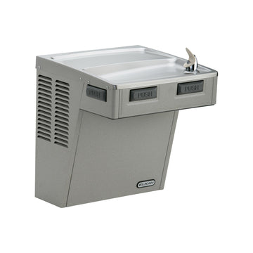 Zurn Elkay Drinking Fountain, 18 5/8" x 18 1/16", 115V - Light Gray Granite