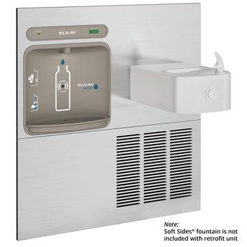 Zurn Elkay LZWS-ERFP8-RF Stainless Steel Filling Station, 19 1/4" x 38 1/2", 115V - Default Title