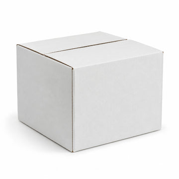 Lavex RSC Shipping Box, 12" x 12", White, 25/Case