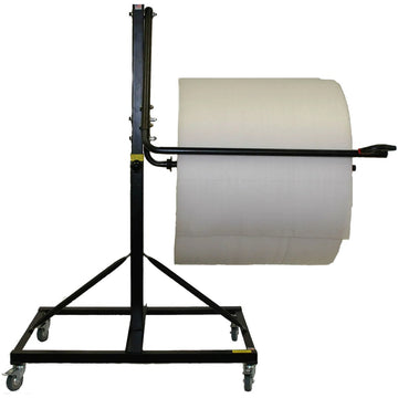 Encore Packaging EP-6250S Steel Packaging Dispenser, Single Roll, Black - 12 12" Dispenser
