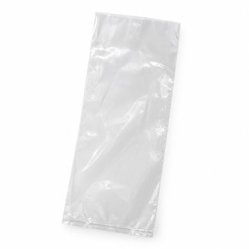 Lavex Polyethylene Bag, 4" Wide, Clear, 1,000/Case