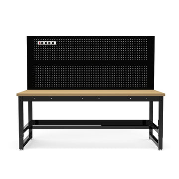 Luxor DTWS001 Steel Industrial Workbench, 31" x 70 3/4", 125V - Default Title