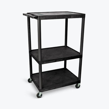 Luxor LE54C-B Cart, 32" Wide, Black - Default Title