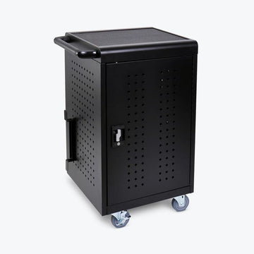 Luxor LLTM30-B Metal Charging Cart, 30 Tablets / Laptops, Black - Default Title