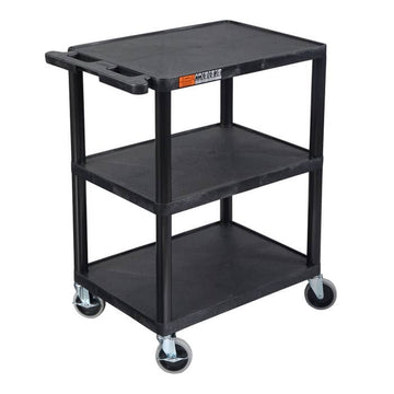 Luxor Utility Cart, 18" x 24" - Black
