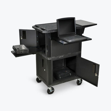 Luxor WTPSCE Cart, 18" x 24", Black - Default Title