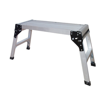 Metaltech-Omega inc. Metaltech Jobsite Aluminum Work Platform, Silver - 350 lb.