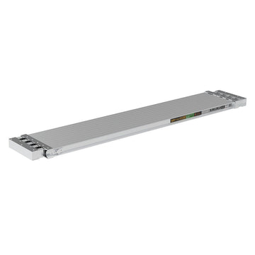Metaltech-Omega inc. Metaltech Jobsite Aluminum Metaltech, 12" Wide, Silver - 72 - 107 1/2"