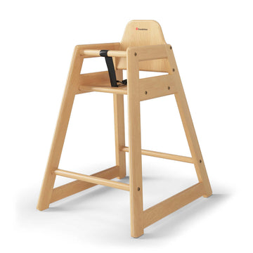 Foundations Worldwide Inc. Wood High Chair, 26 1/2" Wide - Beige