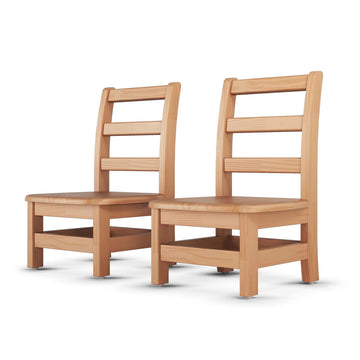 Foundations Worldwide Inc. Little Scholars Chair, Brown - 20"