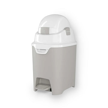 Foundations Worldwide Inc. Diaper Pail, 11" x 15", Gray - 30 Diapers