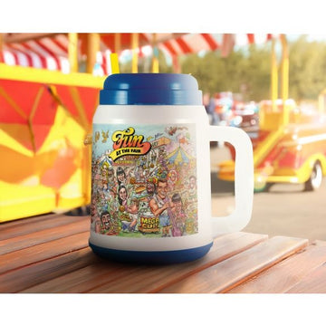 Berk Concessions Plastic Tanker, 64 oz., 12/Case - "Fun at the Fair" Tanker