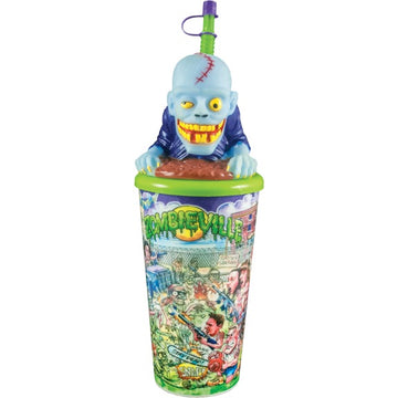 Berk Concessions 8021575 Plastic Souvenir Cup, 32 oz., Multicolor, 100/Case - Default Title