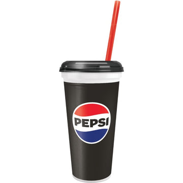 Berk Concessions 8022024 Plastic Souvenir Cup, 32 oz., Blue, 200/Case - Default Title