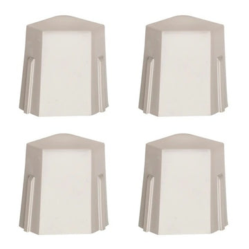 Metro M9997-4 SmartWall Plastic Shelf Adapter Kit, Beige - Default Title