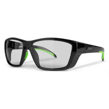Lift Safety ELA Safety Glass, L M, Black - Clear