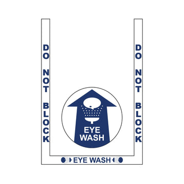 Superior Mark Floor Sign Kit, 24" x 36" - Rubber