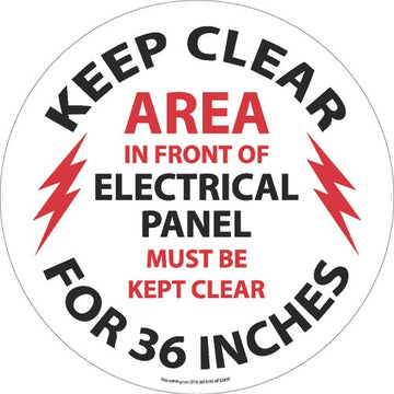 Superior Mark Floor Sign - Black Red