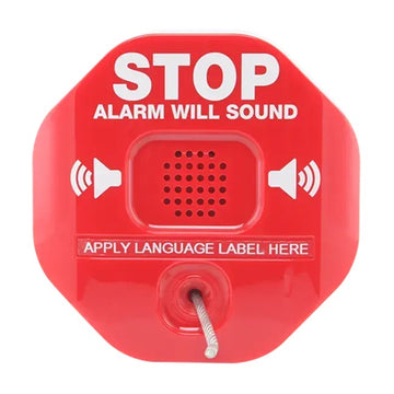 Safety Technology International, Inc. STI-6200 Polycarbonate Alarm, 5 3/8" Wide, Red - Default Title