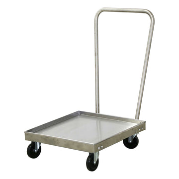 Lakeside 450 Stainless Steel Dolly, 21" x 27", Silver - Default Title